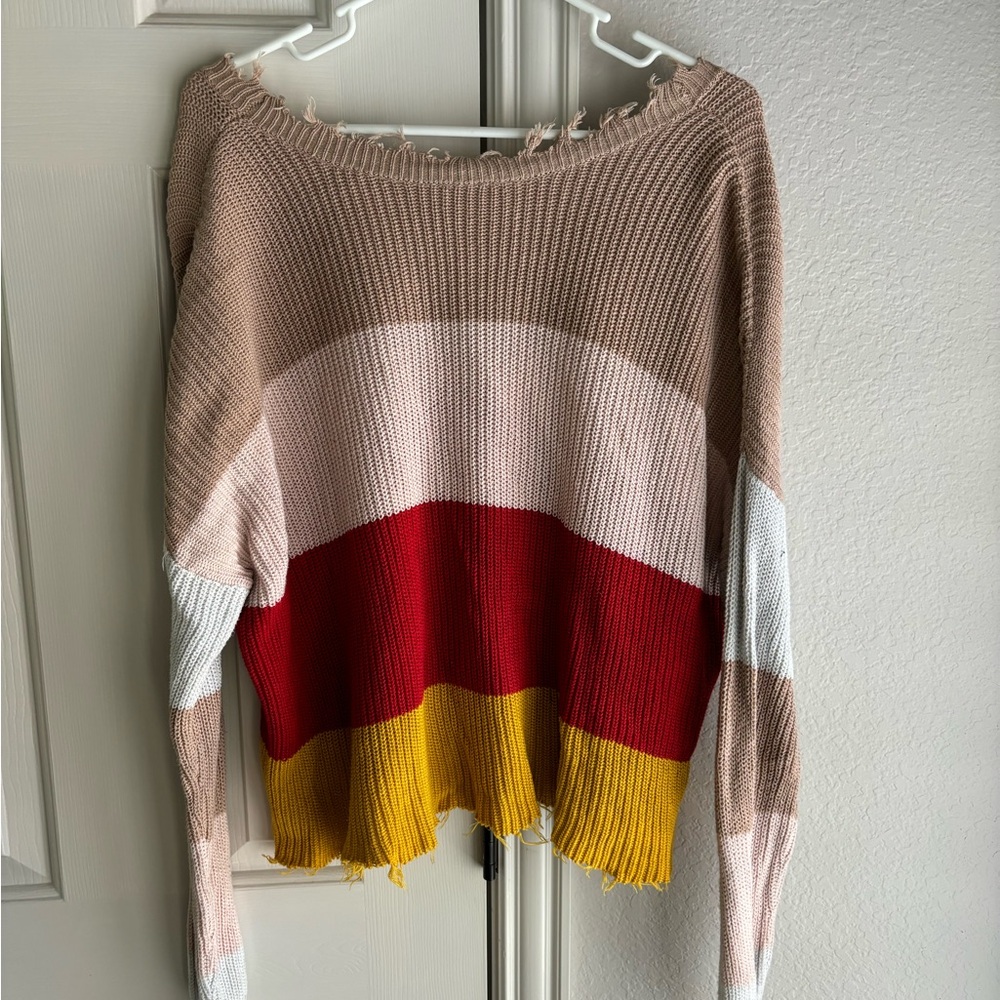Fate Color block Sweater
